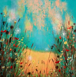 The Best Of Summer by Jo Starkey - Original Painting on Board sized 28x28 inches. Available from Whitewall Galleries